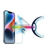 RetinaGuard 視網盾 iPhone 14 / 13 / 13 Pro (6.1") 抗菌防藍光鋼化玻璃保護貼