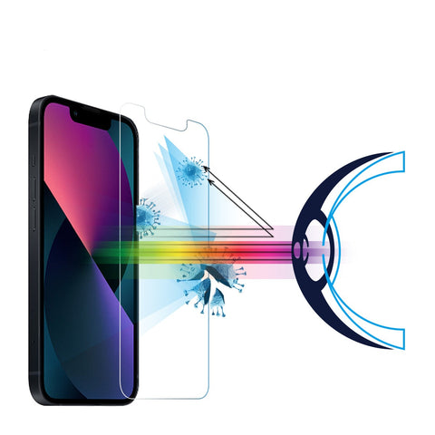 RetinaGuard 視網盾 iPhone 13 mini (5.4") 抗菌防藍光鋼化玻璃保護貼