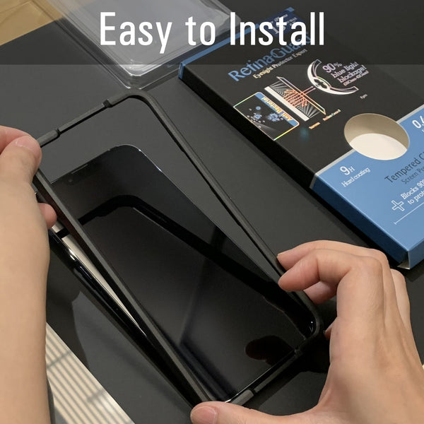 RetinaGuard 視網盾 iPhone 14 / 13 / 13 Pro (6.1") 抗菌防藍光鋼化玻璃保護貼